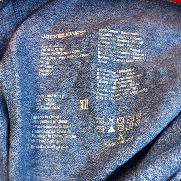 NWOT Mens Mixed Brand Boxer Briefs Three Pair NEW WITHOUT TAGS - Picture 4 of 8